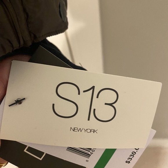 S13 Allie Chocolate Jacket with Fur Hood from Nordstrom Size Large - Picture 5 of 7